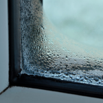 Condensation on interior window